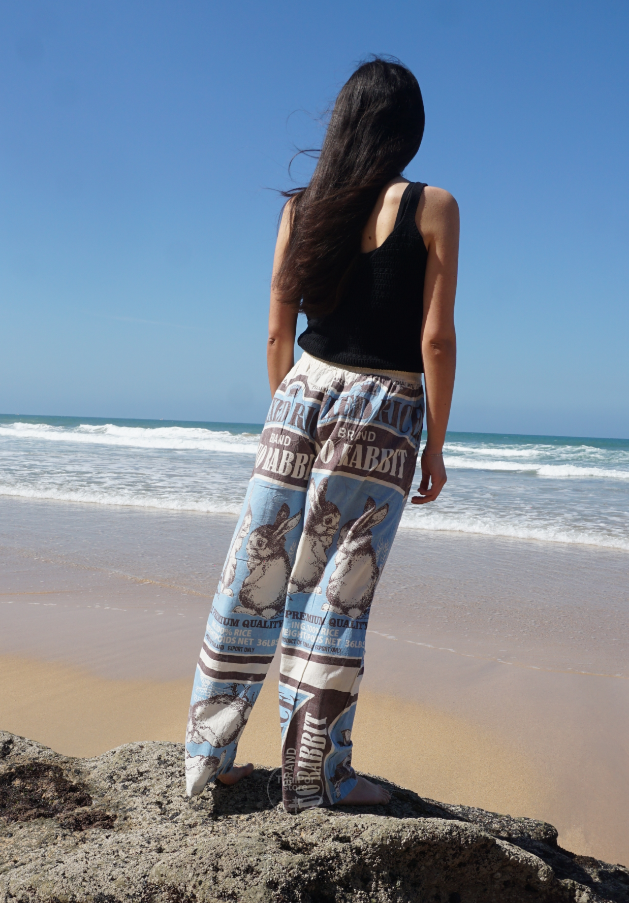 Duo Rabbit Straight Pants