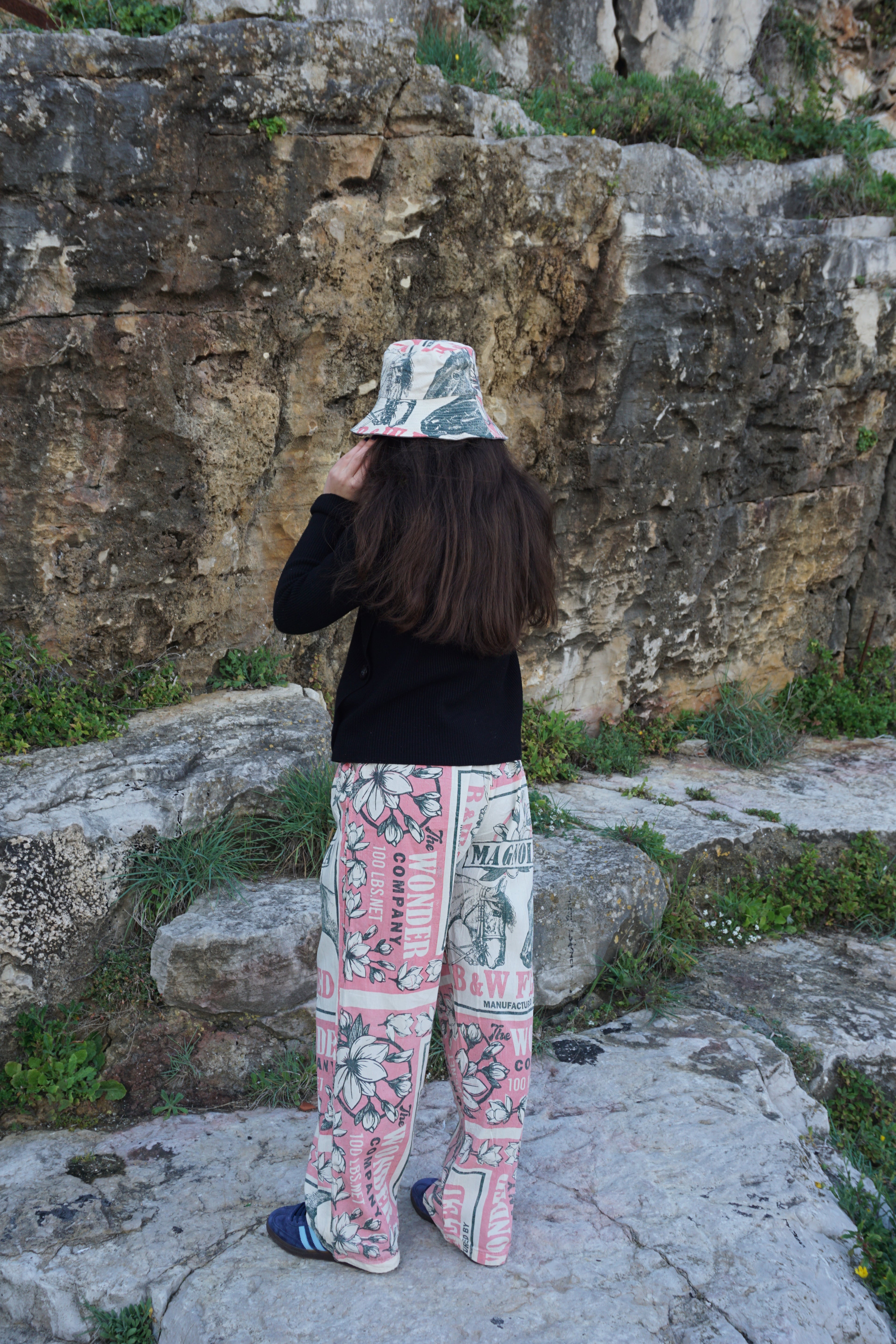 Calças direitas Magnolia