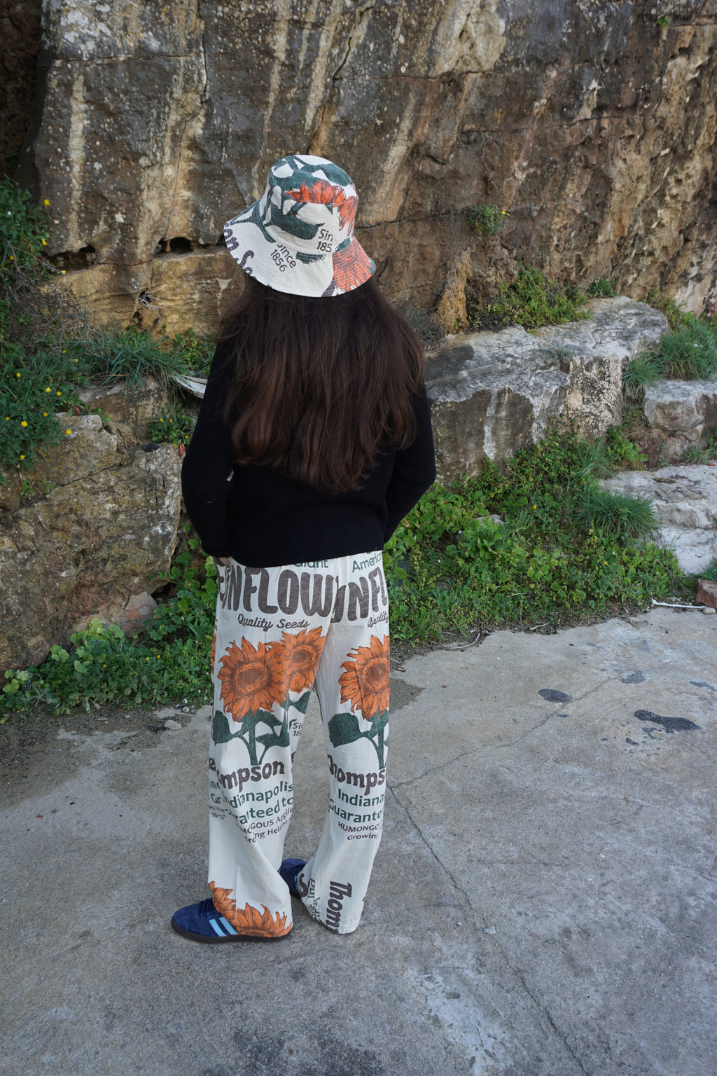 Calças direitas Sunflower