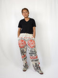 Red Ball Straight Pants
