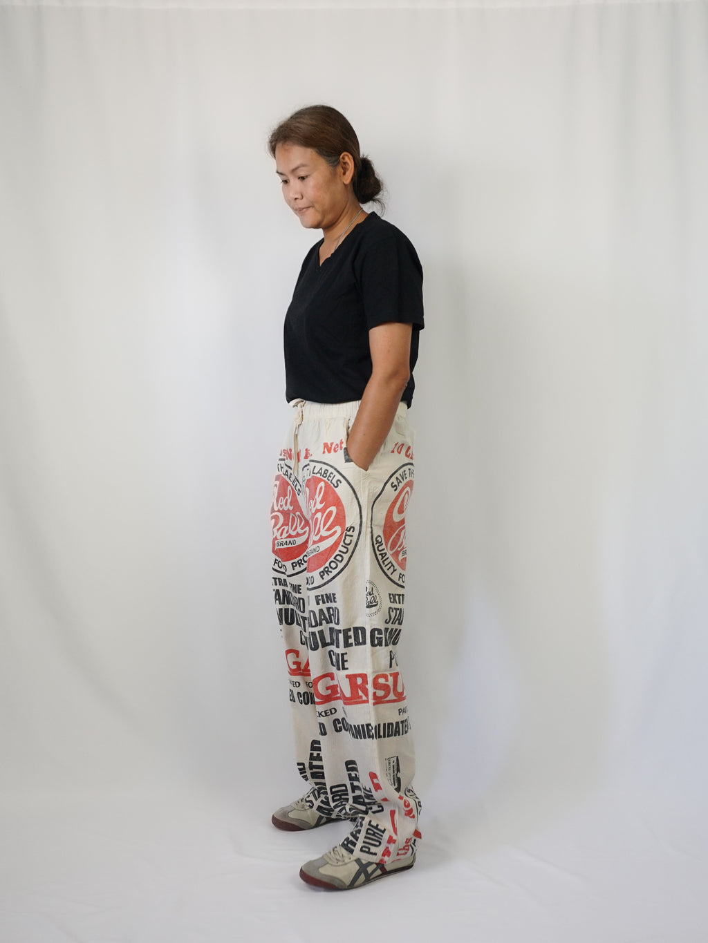 Red Ball Straight Pants