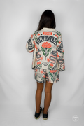 Twin Dragon Short Kimono