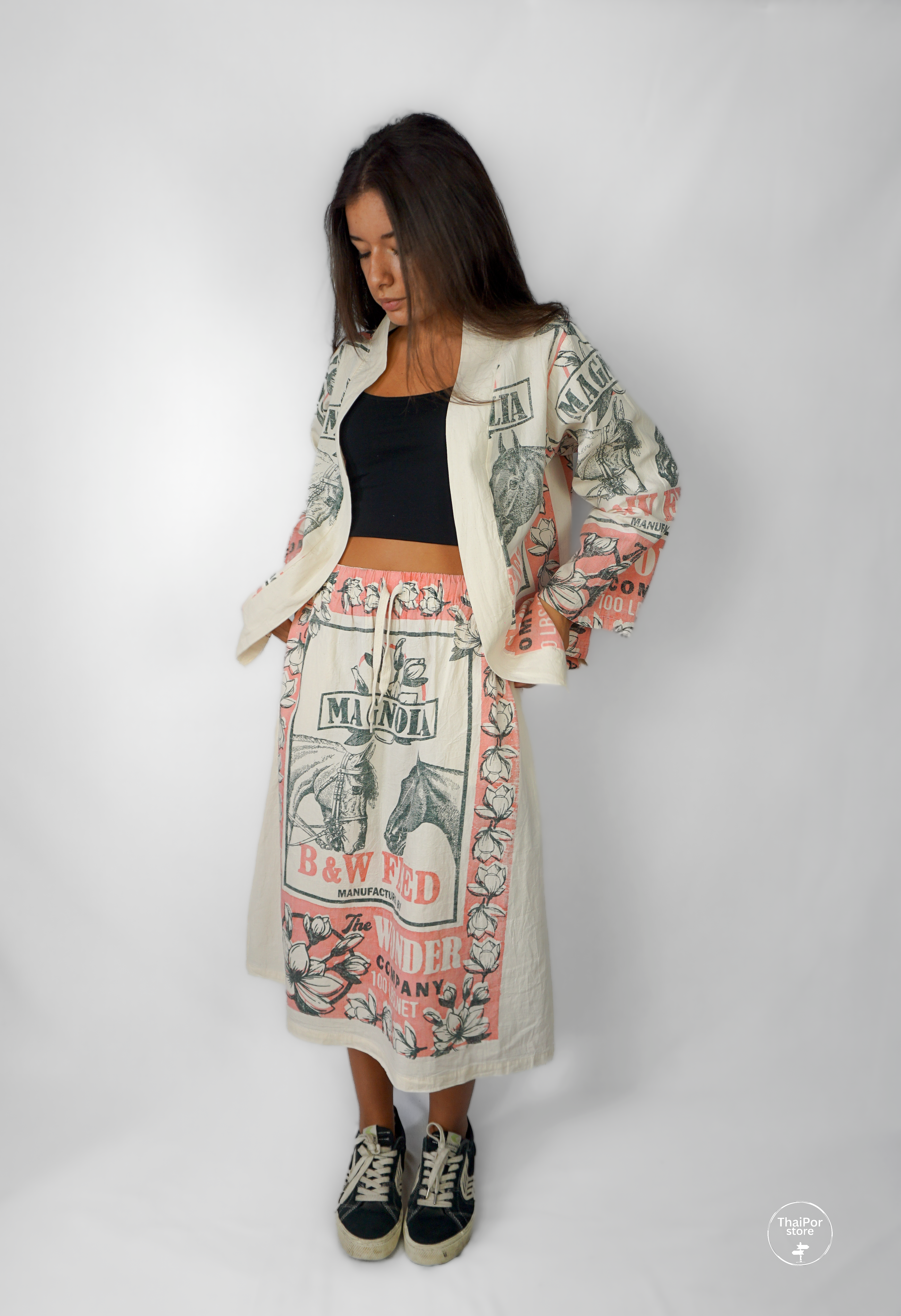 Saia curta Magnólia