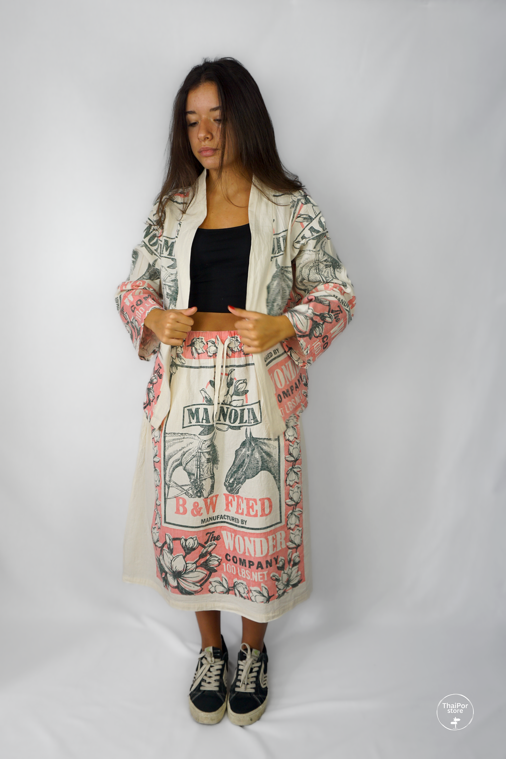 Kimono curto Magnólia