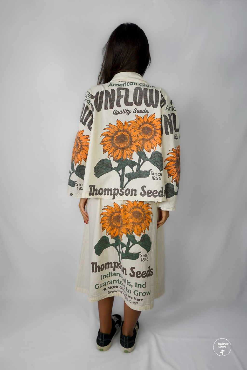 Sunflower Short Kimono