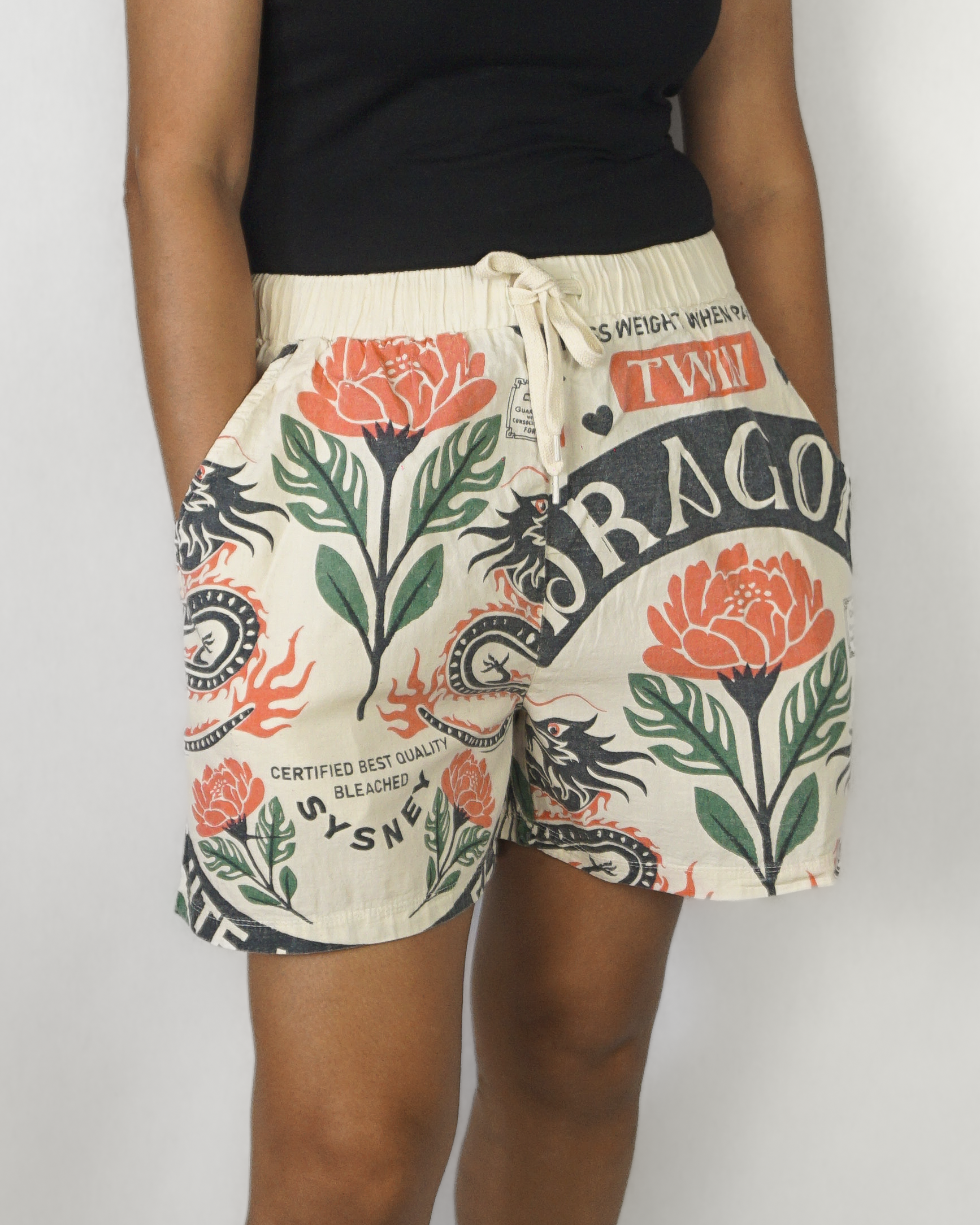 Twin Dragon shorts