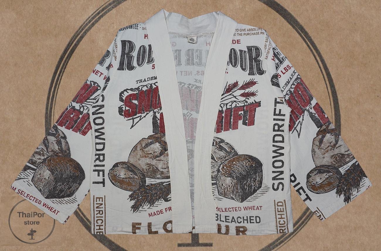 Kimono curto Snow Drift